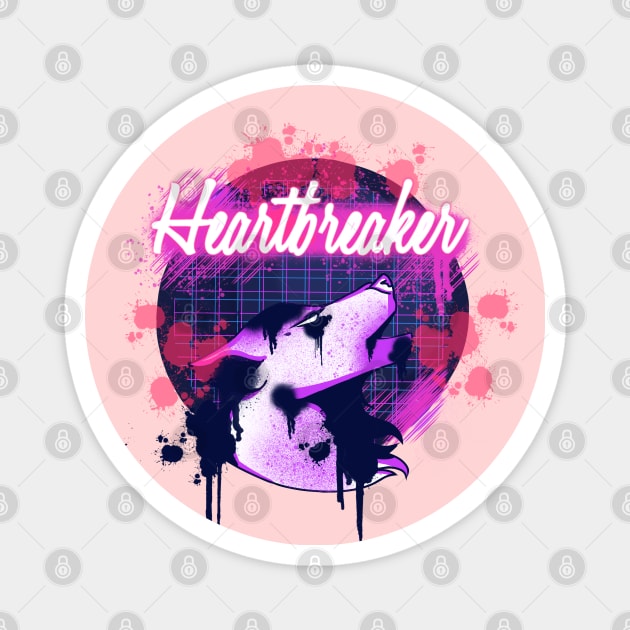 Heart Breaker Magnet by Nicole Does Art